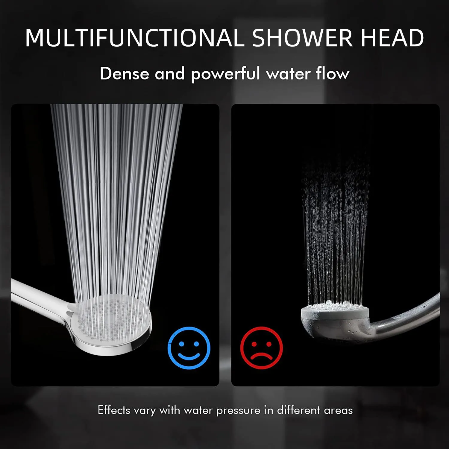 Dancing Flow High Pressure Hand Shower With 3functions